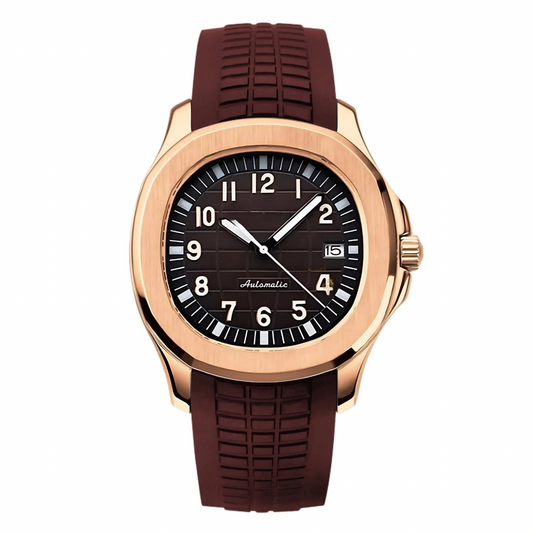 AQUANAUT MOD ROSE GOLD BROWN